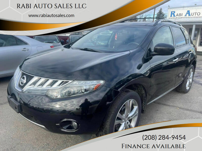 2010 Nissan Murano for sale at RABI AUTO SALES LLC in Garden City ID
