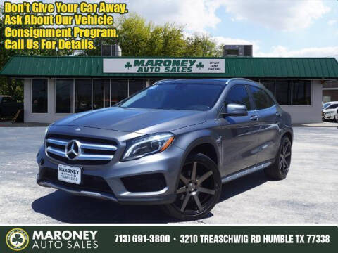 2015 Mercedes-Benz GLA for sale at Maroney Auto Sales in Humble TX