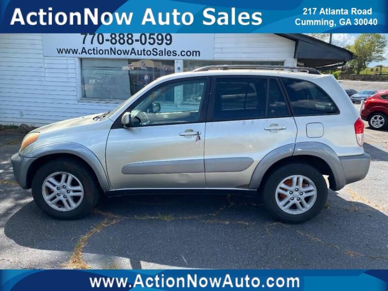 2001 Toyota RAV4 for sale at ACTION NOW AUTO SALES in Cumming GA