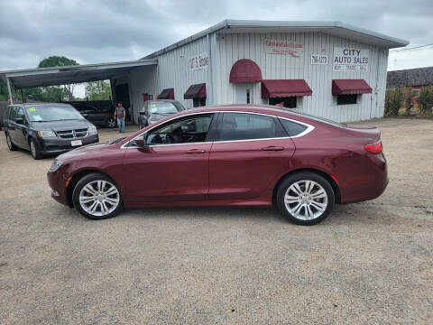 2015 Chrysler 200 for sale at City Auto Sales in Brazoria TX