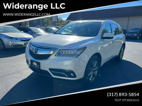 2016 Acura MDX for sale at Widerange LLC in Greenwood IN