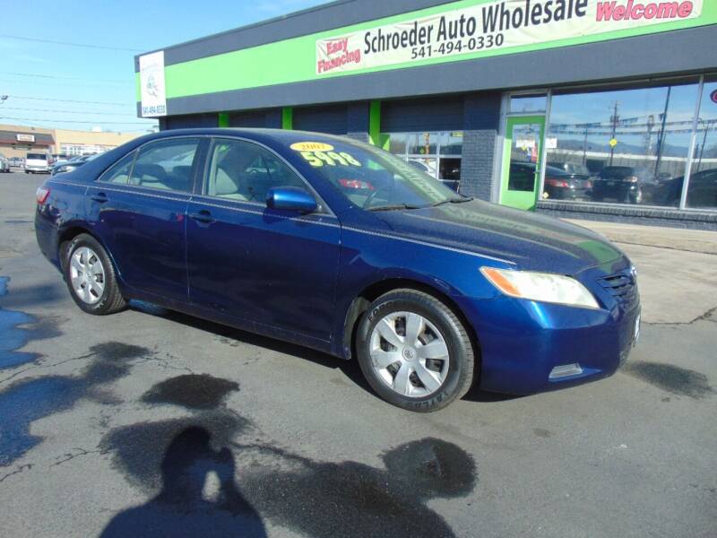 2007 Toyota Camry for sale at Schroeder Auto Wholesale in Medford OR