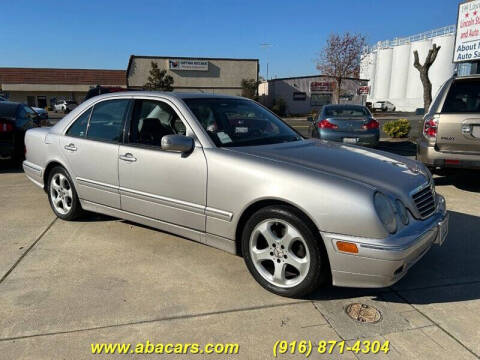 2002 Mercedes-Benz E-Class for sale at About New Auto Sales in Lincoln CA