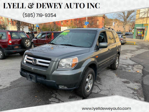 2008 Honda Pilot for sale at Lyell & Dewey Auto Inc in Rochester NY