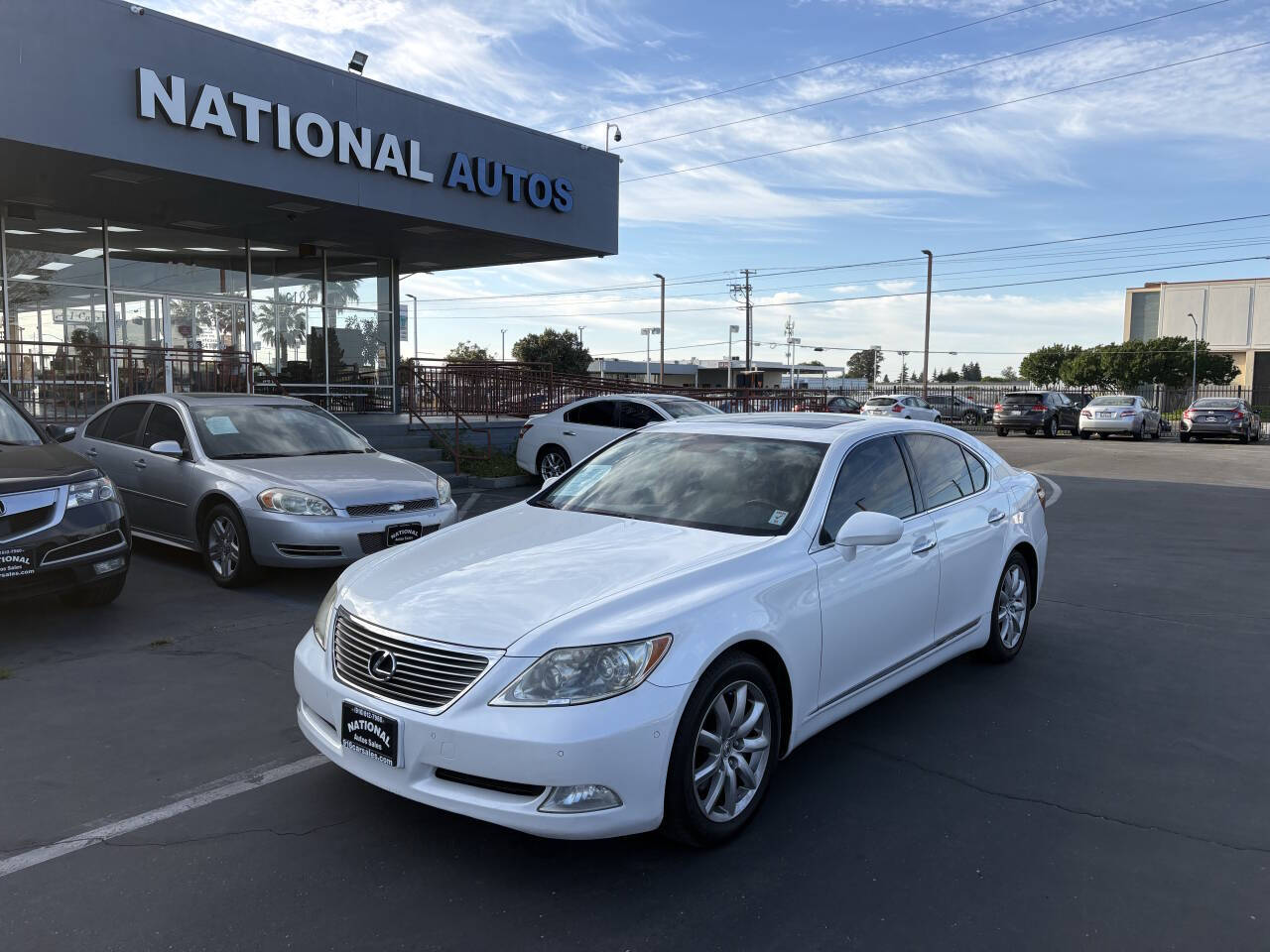 White 2009 Lexus LS 460 Base 4dr Sedan 1