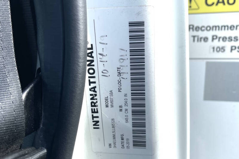 2020 International MV607