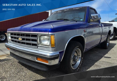 1987 Chevrolet S-10 for sale at SEBASTIAN AUTO SALES INC. in Terre Haute IN