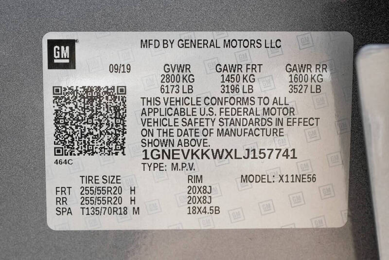 2020 Chevrolet Traverse Premier