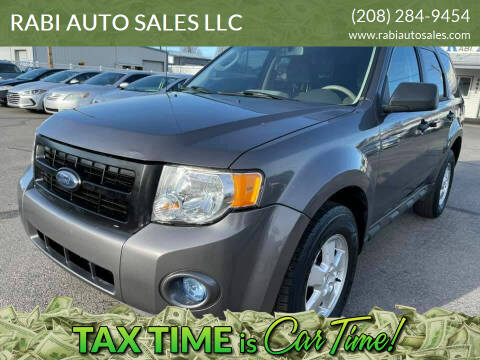 2009 Ford Escape for sale at RABI AUTO SALES LLC in Garden City ID