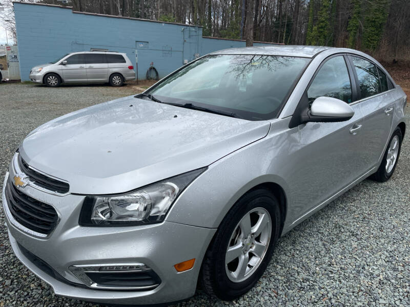 2015 Chevrolet Cruze for sale at Triple B Auto Sales in Siler City NC