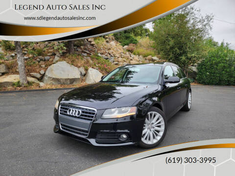 2011 Audi A4 for sale at Legend Auto Sales Inc in Lemon Grove CA