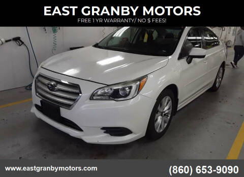 2017 Subaru Legacy for sale at EAST GRANBY MOTORS in East Granby CT