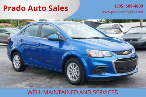 2019 Chevrolet Sonic for sale at Prado Auto Sales in Miami FL