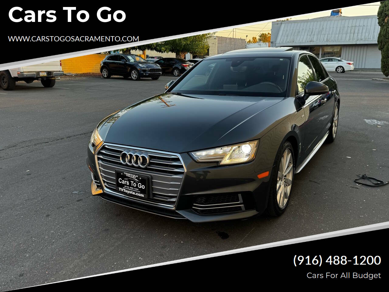 2018 Audi A4 for sale at Cars To Go in Sacramento, CA