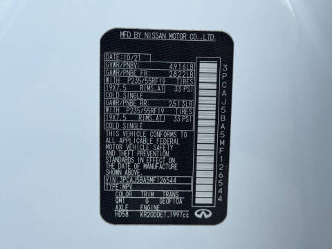 2021 Infiniti QX50 Luxe