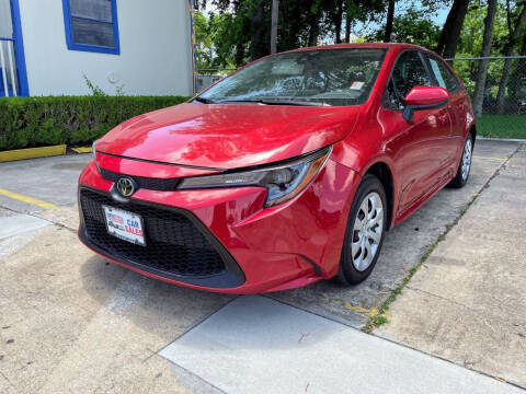 2021 Toyota Corolla for sale at HOUSTON CAR SALES INC in Houston TX