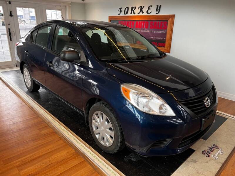 2012 Nissan Versa for sale at Forkey Auto & Trailer Sales in La Fargeville NY