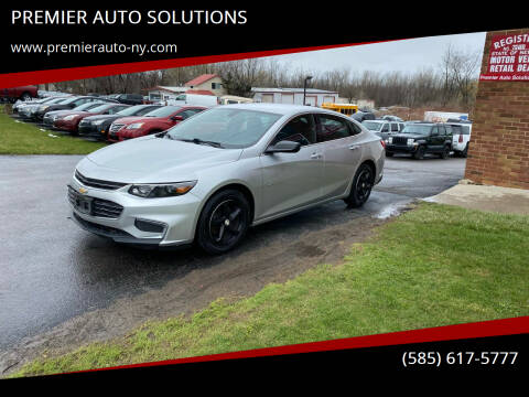 2016 Chevrolet Malibu for sale at PREMIER AUTO SOLUTIONS in Spencerport NY