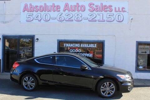 2012 Honda Accord for sale at Absolute Auto Sales in Fredericksburg VA