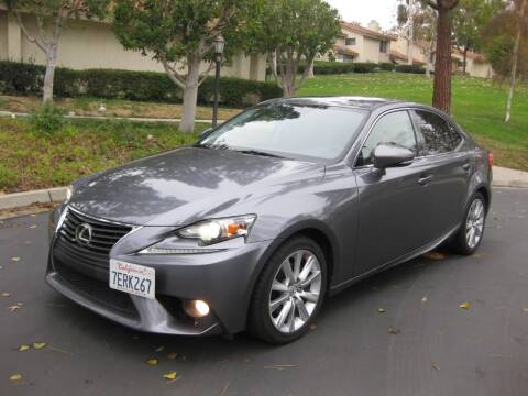 2014 Lexus IS 250 for sale at E MOTORCARS in Fullerton CA