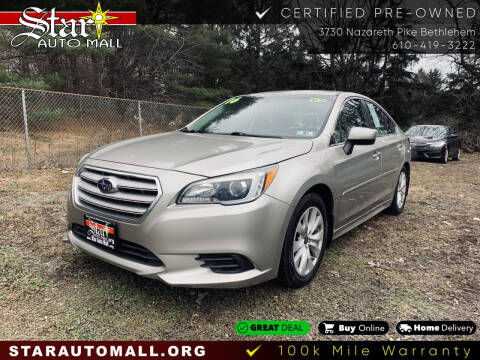 2016 Subaru Legacy for sale at Star Auto Mall in Bethlehem PA