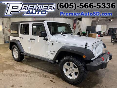 2017 Jeep Wrangler Unlimited for sale at Premier Auto in Sioux Falls SD
