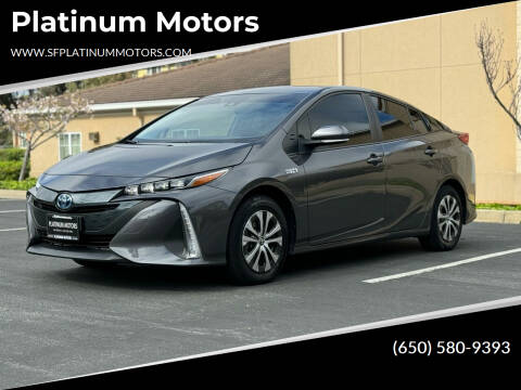 2022 Toyota Prius Prime for sale at Platinum Motors in San Bruno CA