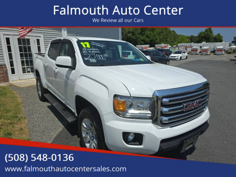 2017 GMC Canyon for sale at Falmouth Auto Center in East Falmouth MA
