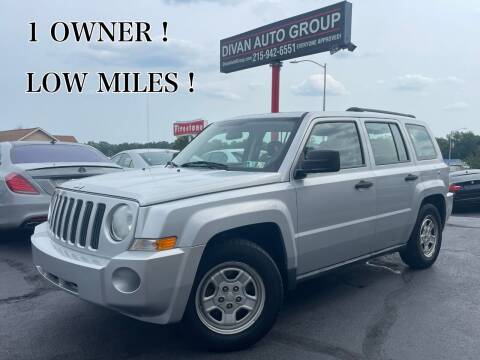 2008 Jeep Patriot for sale at Divan Auto Group in Feasterville Trevose PA