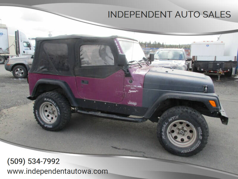 1997 Jeep Wrangler for sale at Independent Auto Sales in Spokane Valley WA