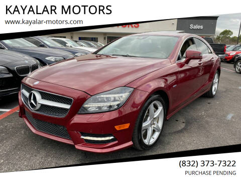 2012 Mercedes-Benz CLS for sale at KAYALAR MOTORS in Houston TX