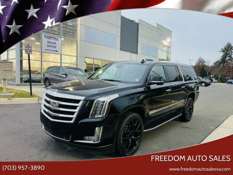 2020 Cadillac Escalade ESV for sale at Freedom Auto Sales in Chantilly VA