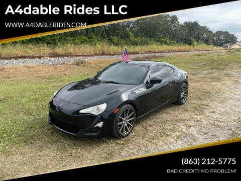2014 Scion FR-S for sale at A4dable Rides LLC in Haines City FL