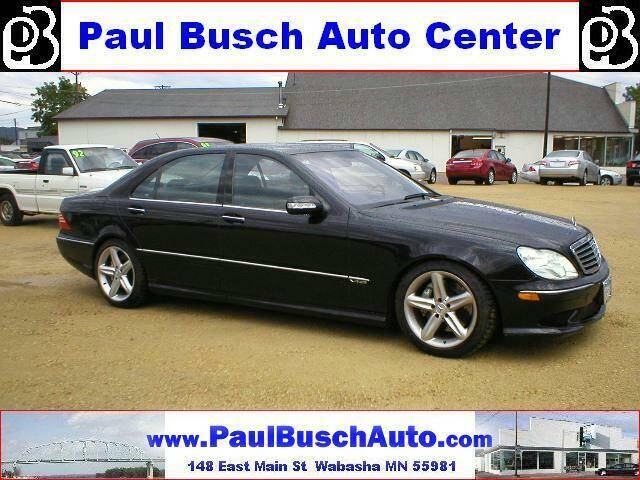 2003 Mercedes-Benz S-Class for sale at Paul Busch Auto Center Inc in Wabasha MN