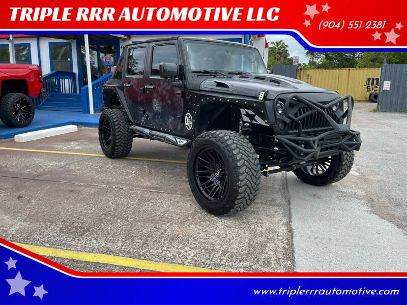 2011 Jeep Wrangler Unlimited for sale at TRIPLE RRR AUTOMOTIVE LLC in Jacksonville FL