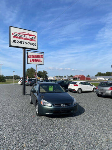 2004 Honda Accord for sale at GoodFellas Automotive Group in Laurel DE