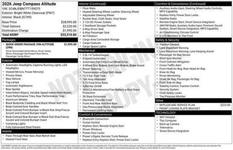 2026 Jeep Compass Latitude