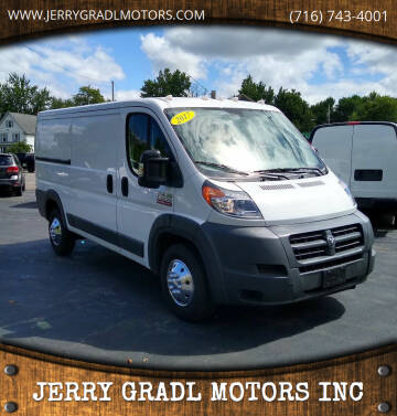 2017 RAM ProMaster Cargo for sale at JERRY GRADL MOTORS INC in North Tonawanda NY