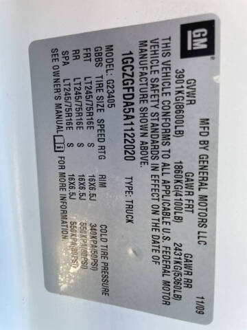 2010 Chevrolet Express 2500