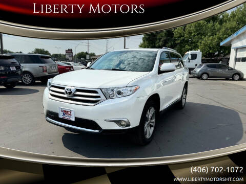 2012 Toyota Highlander for sale at Liberty Motors in Billings MT