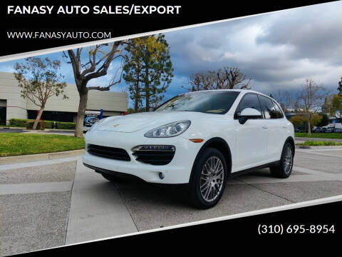 2013 Porsche Cayenne for sale at FANASY AUTO SALES/EXPORT in Yorba Linda CA