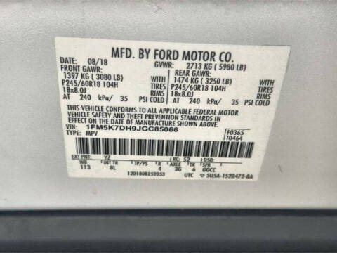 2018 Ford Explorer XLT