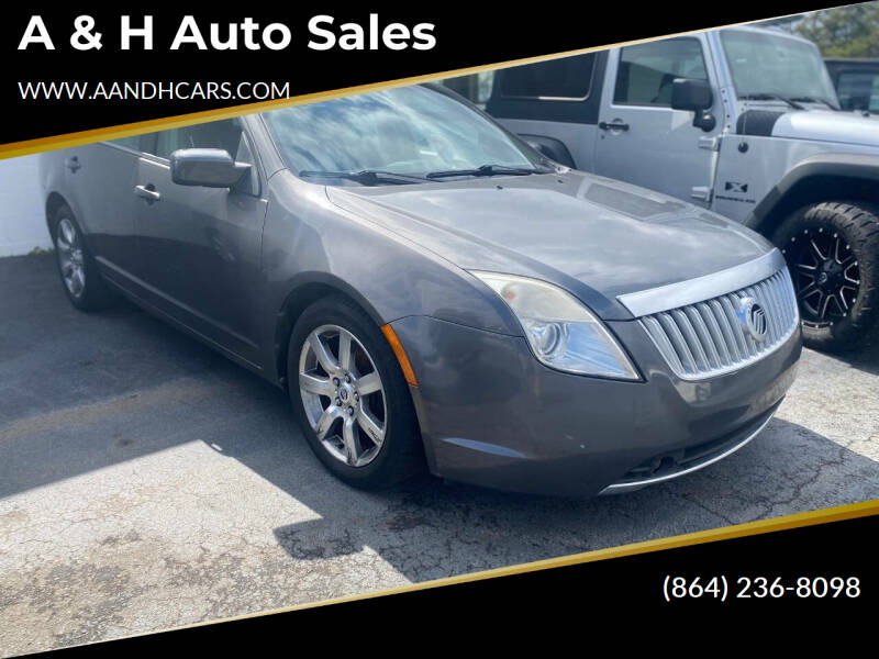 2010 Mercury Milan for sale at A & H Auto Sales in Greenville SC