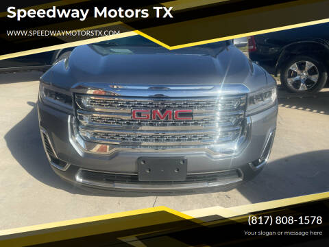 2020 GMC Acadia for sale at Speedway Motors TX in Fort Worth TX