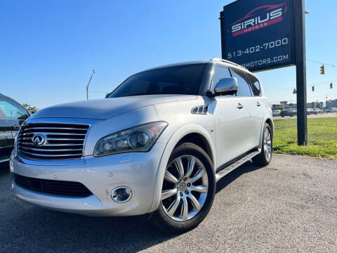 2014 Infiniti QX80 for sale at SIRIUS MOTORS INC in Monroe OH