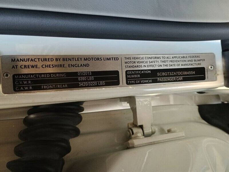 2013 Bentley Continental GT V8