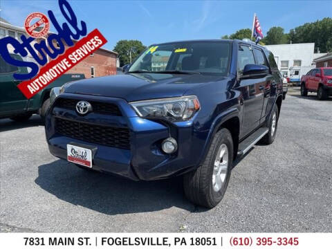 2014 Toyota 4Runner for sale at Strohl Automotive Services in Fogelsville PA