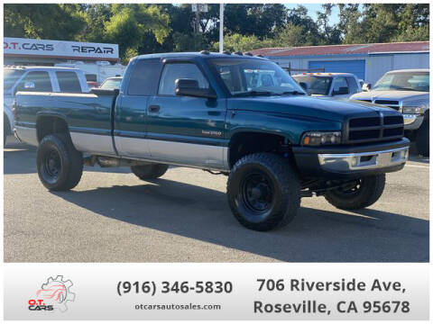 1999 Dodge Ram Pickup 2500 for sale at OT CARS AUTO SALES in Roseville CA