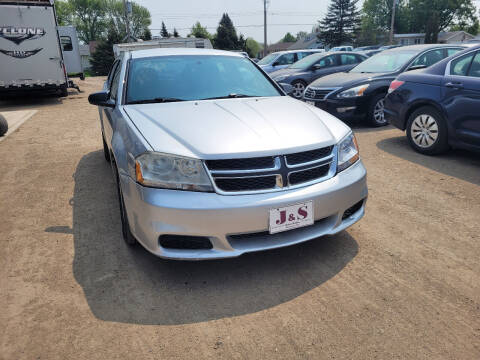 2012 Dodge Avenger for sale at J & S Auto Sales in Thompson ND