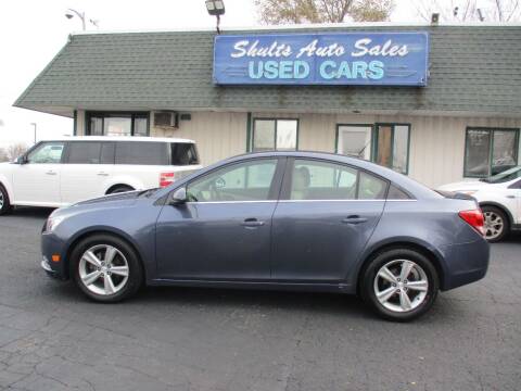 2013 Chevrolet Cruze for sale at SHULTS AUTO SALES INC. in Crystal Lake IL